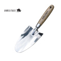 Promotion  Flower Soil Planting Digging Garden  grafting Tool Stainless Steel Head Wood Handle Gardening Trowel